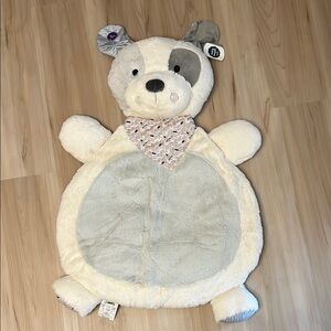 Mary Meyer | Decco Pup Baby Mat – 31×23″ - Cream and Gray